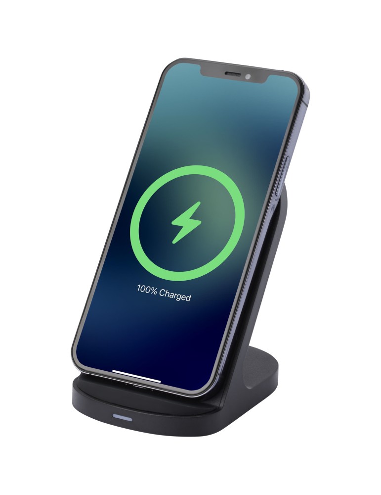 Socle de charge sans fil Loop de 15 W à double bobine en plastique…