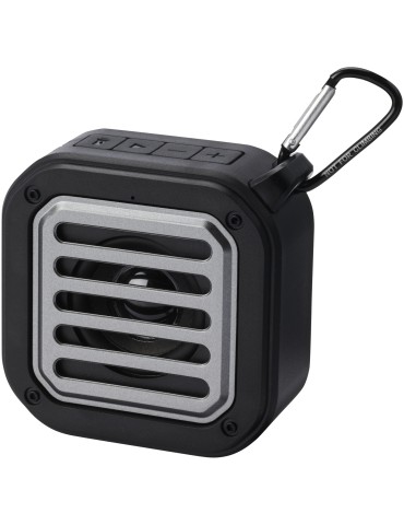 Haut-parleur solaire Bluetooth® Solo de 3 W IPX5 en plastique recyclé…