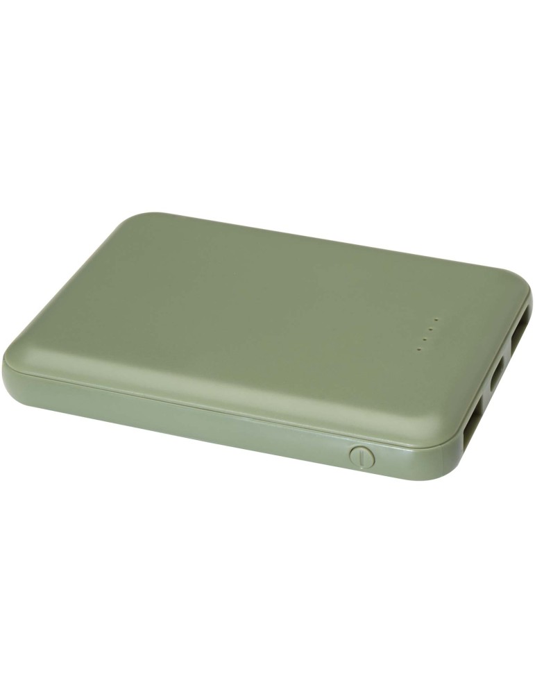 Batterie de secours en plastique recyclé Asama type-C de 5 000 mAh