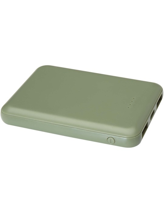 Batterie de secours en plastique recyclé Asama type-C de 5 000 mAh