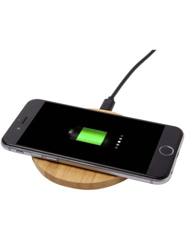 Tapis de charge sans fil en bambou Essence de 15 W