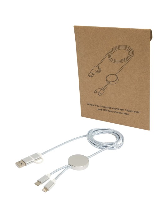 Câble 5 en 1 Alasia en aluminium et plastique recyclés de 150 cm pour…