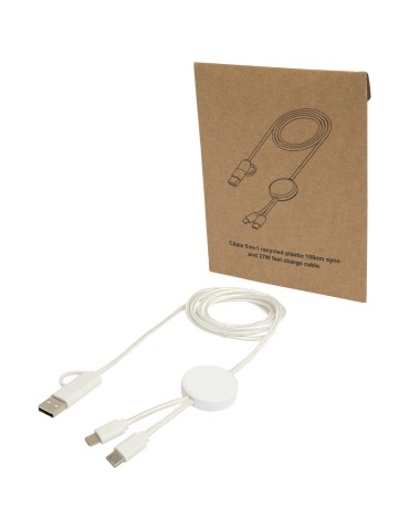 Câble 5 en 1 Citala en plastique recyclé de 150 cm pour la… 2