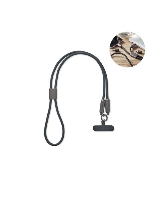 Lanyard personnalisé cable 60W SHAKA