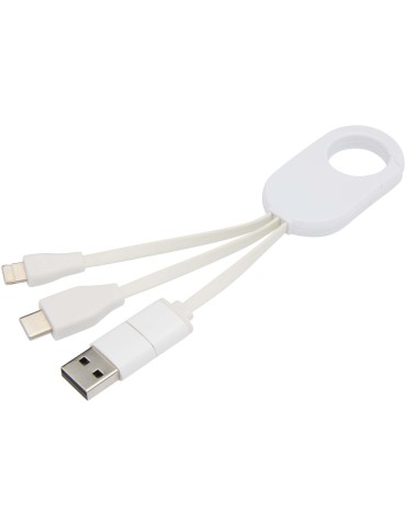 Câble de charge 4 en 1 Troop en plastique recyclé