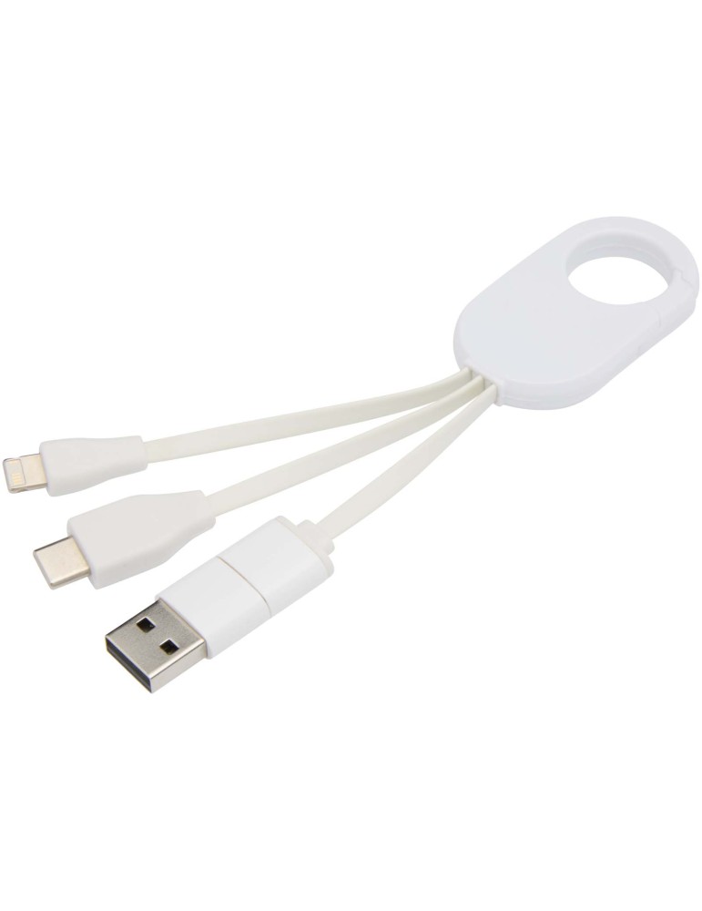 Câble de charge 4 en 1 Troop en plastique recyclé