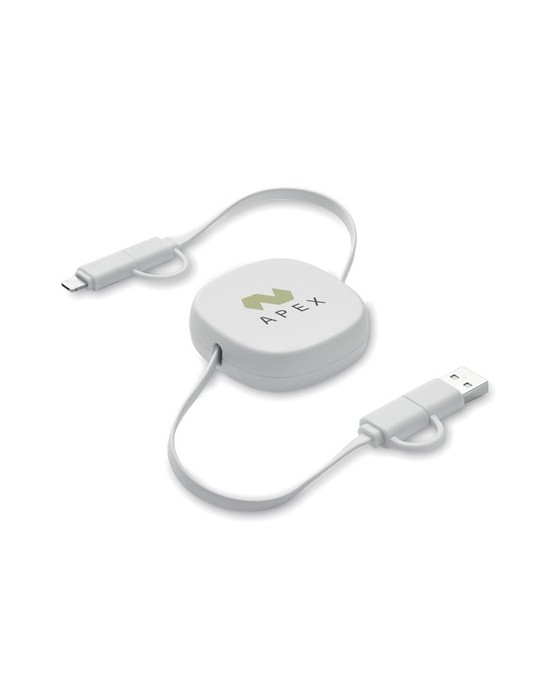 Câble de charge rétractable  60W LINEA