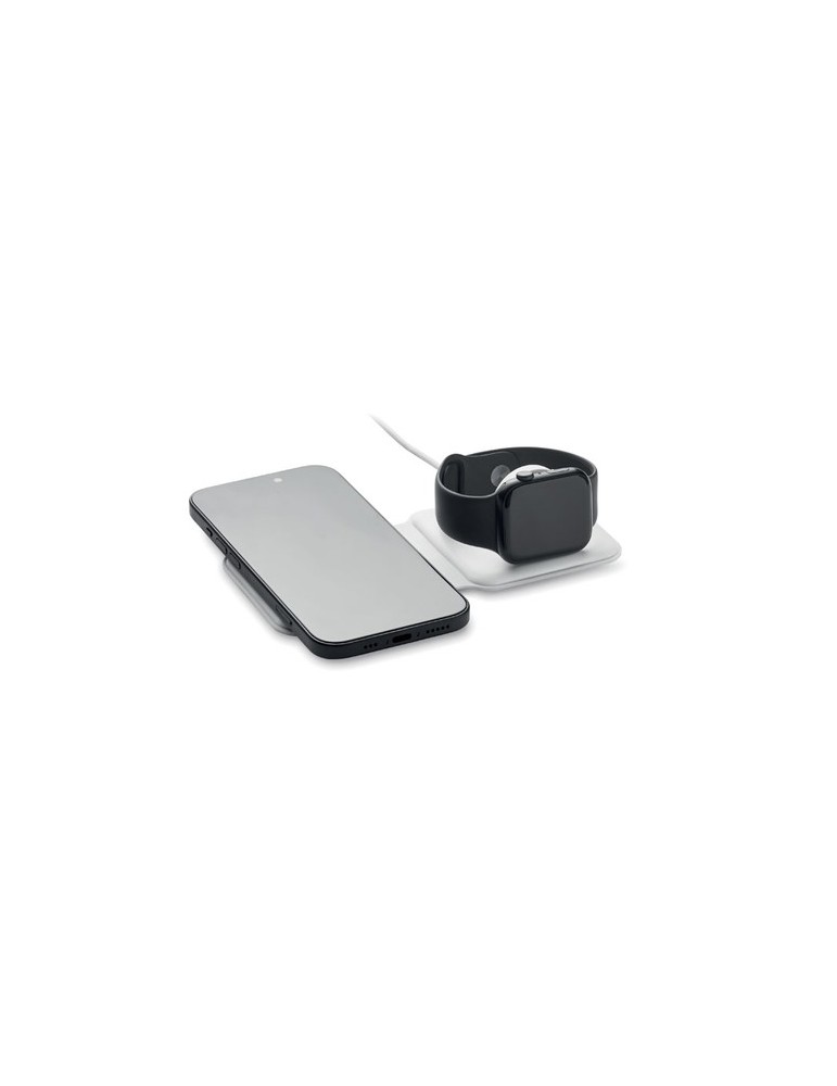 Chargeur pliable publicitaire 2 en 1 15W FLIP