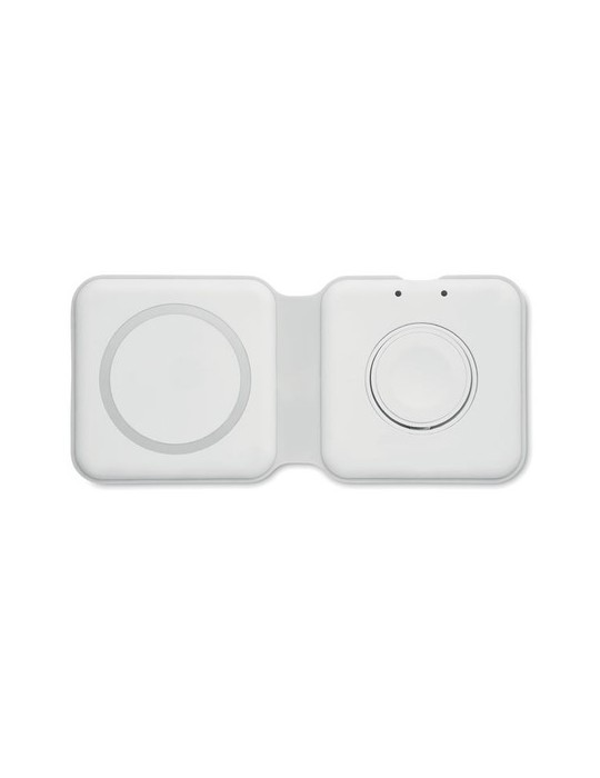 Chargeur pliable publicitaire 2 en 1 15W FLIP