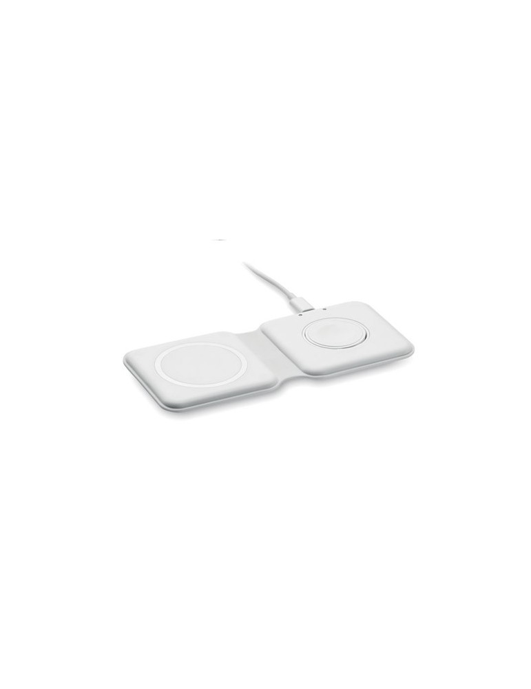 Chargeur pliable publicitaire 2 en 1 15W FLIP