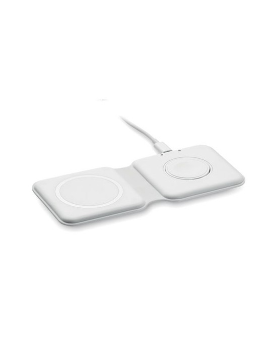 Chargeur pliable publicitaire 2 en 1 15W FLIP