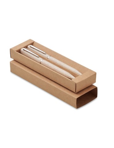 Set de stylo en paille de blé/ABS publicitaire PEAT
