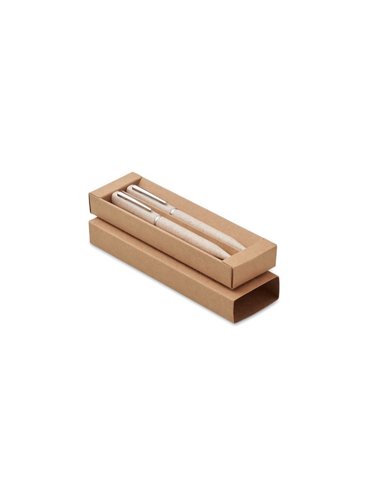 Set de stylo en paille de blé/ABS publicitaire PEAT