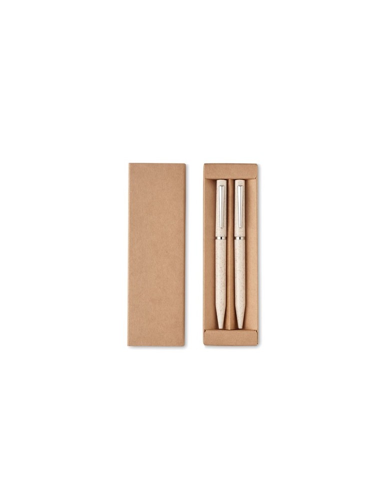 Set de stylo en paille de blé/ABS publicitaire PEAT