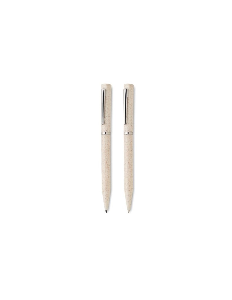 Set de stylo en paille de blé/ABS publicitaire PEAT