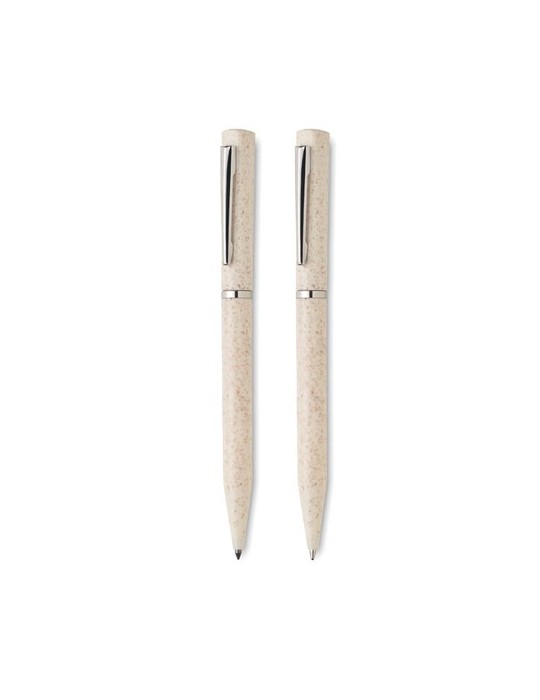 Set de stylo en paille de blé/ABS publicitaire PEAT