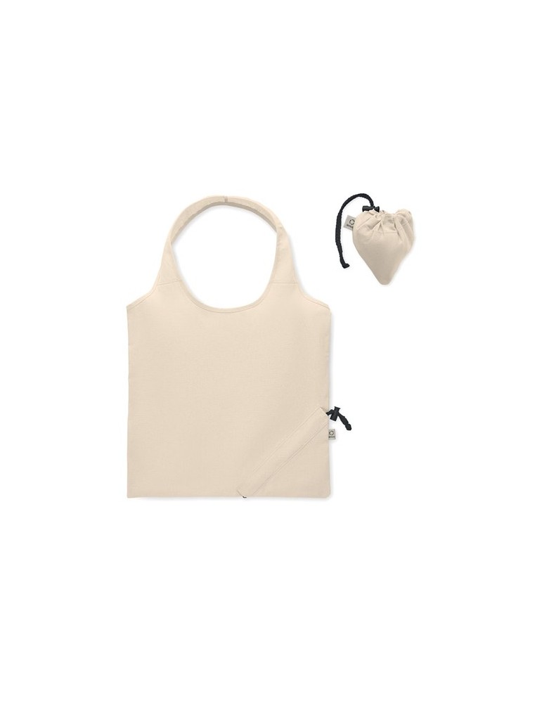 Shopping bag pliable personnalisé 140 gr/m² CARRIE