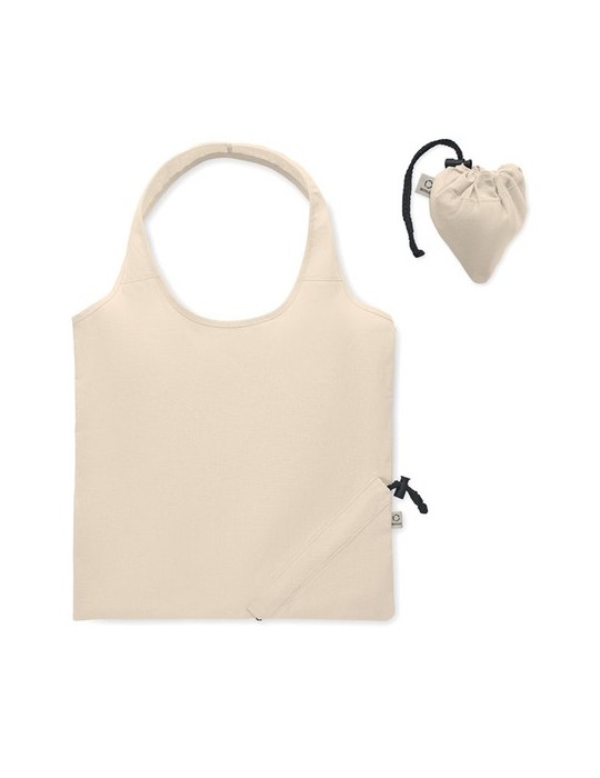 Shopping bag pliable personnalisé 140 gr/m² CARRIE