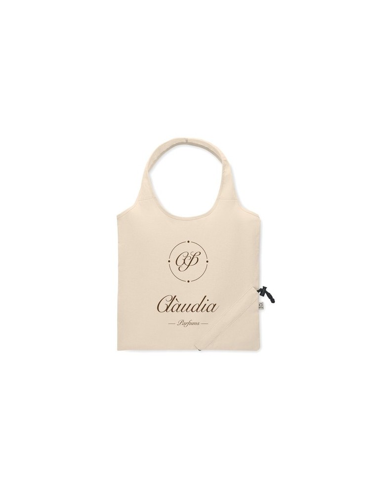 Shopping bag pliable personnalisé 140 gr/m² CARRIE