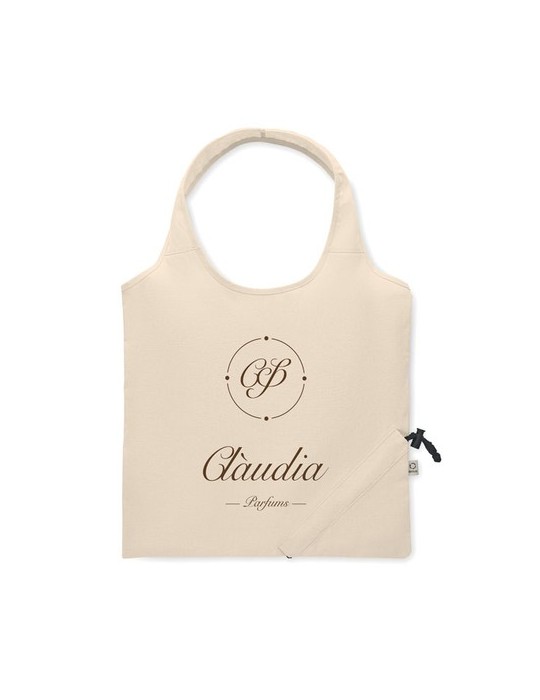 Shopping bag pliable personnalisé 140 gr/m² CARRIE