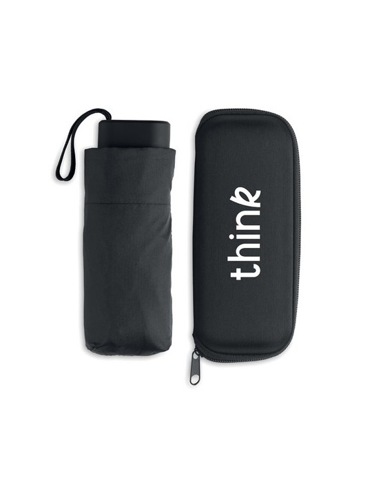 Parapluie pliable publicitaire de 19 pouces PORTLAND