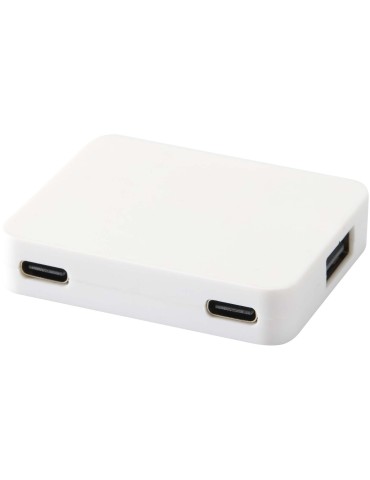 Hub USB 4 ports Gaia avec sortie USB-A et Type-C et double entrée… 2