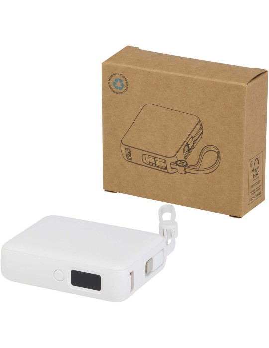Batterie externe Acrux de 10 000 mAh et 35 W pour tablette avec câble…