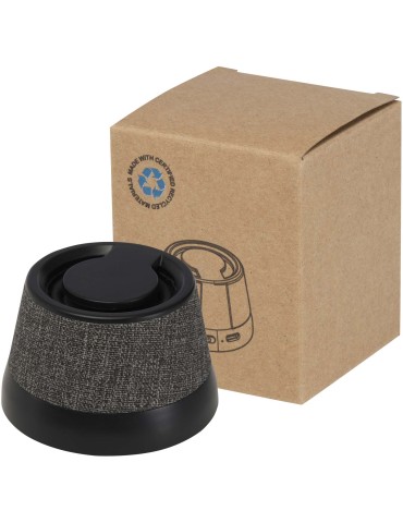 Haut-parleur Horna sans fil magnétique en plastique recyclé de 3 W