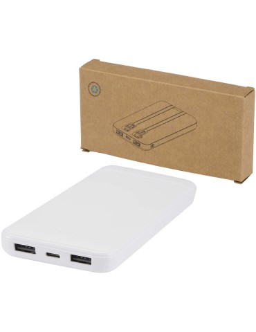 Batterie de secours Adhil de 10 000 mAh et 10 W en plastique recyclé… 2