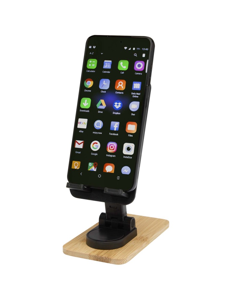 Support de téléphone de bureau Alfirk pliable en plastique recyclé…
