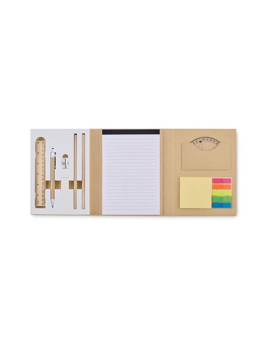 Set de papeterie publicitaire avec bloc-notes CENOTE