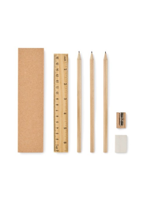 Set d'écriture personnalisé boîte en papier STOX