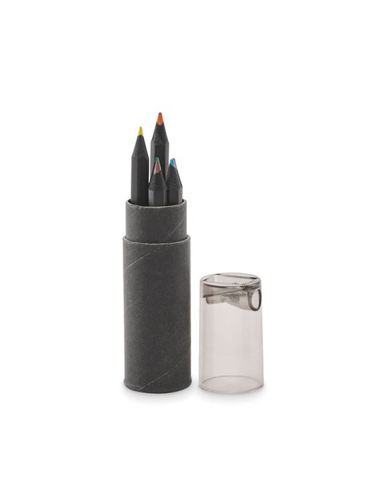 6 crayons de couleur NEGRO personnalisables