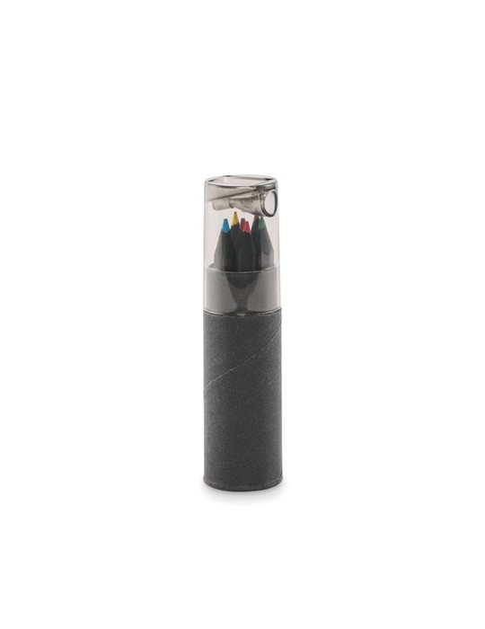 6 crayons de couleur NEGRO personnalisables