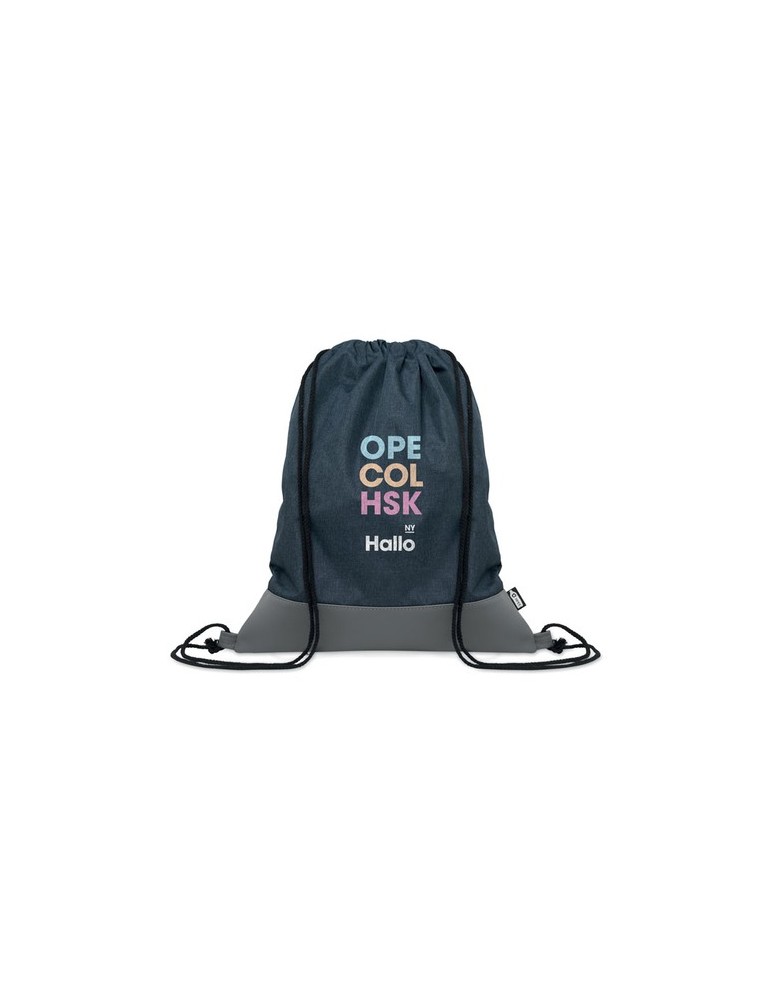 Sac à cordon en PU RPET 2 tons LIBAG personnalisable