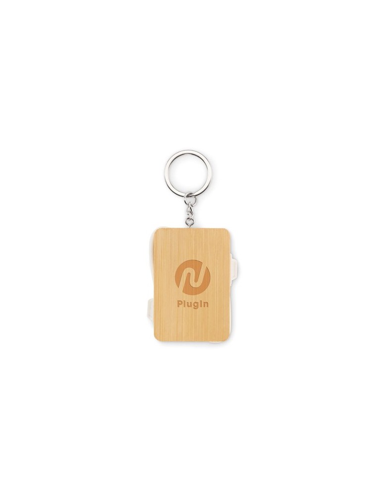 Porte-clés et câble de charge BUPOW - Objets Publicitaires