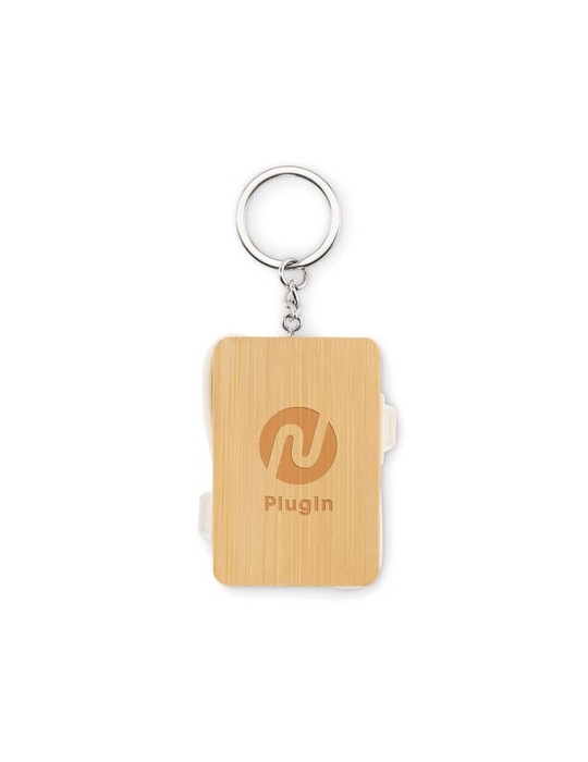 Porte-clés et câble de charge BUPOW - Objets Publicitaires