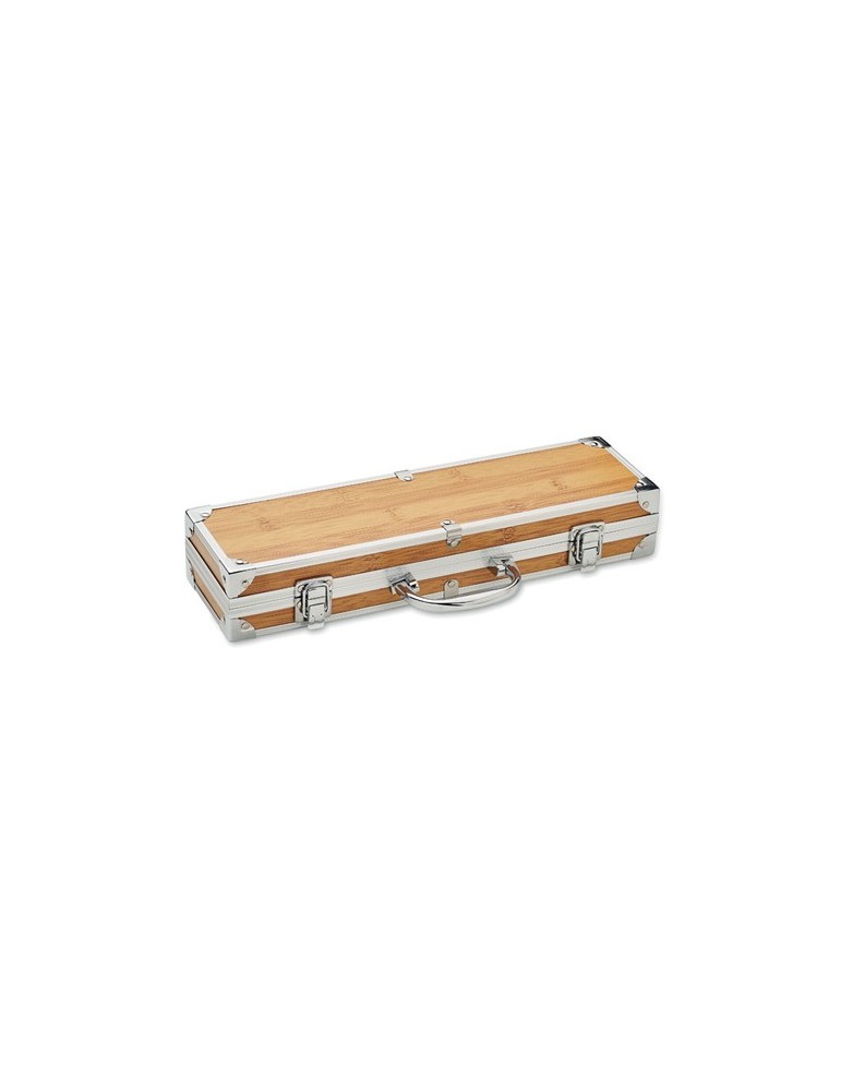 Ustensiles BBQ en acier inox. TOOLDERA personnalisables