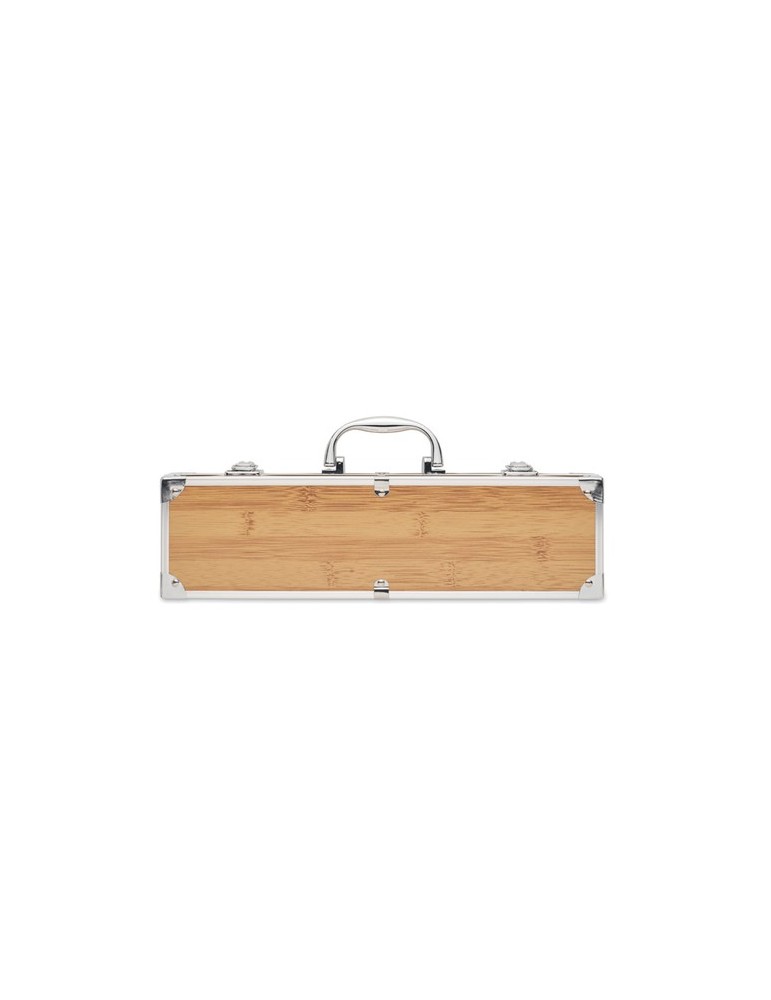 Ustensiles BBQ en acier inox. TOOLDERA personnalisables