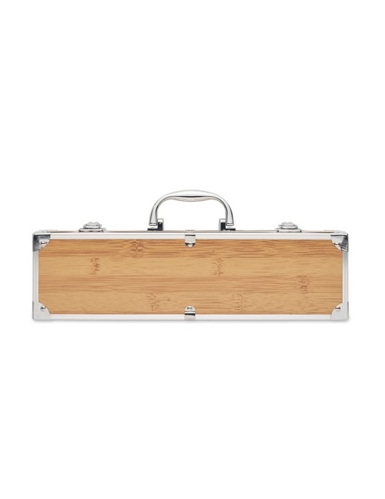 Ustensiles BBQ en acier inox. TOOLDERA personnalisables