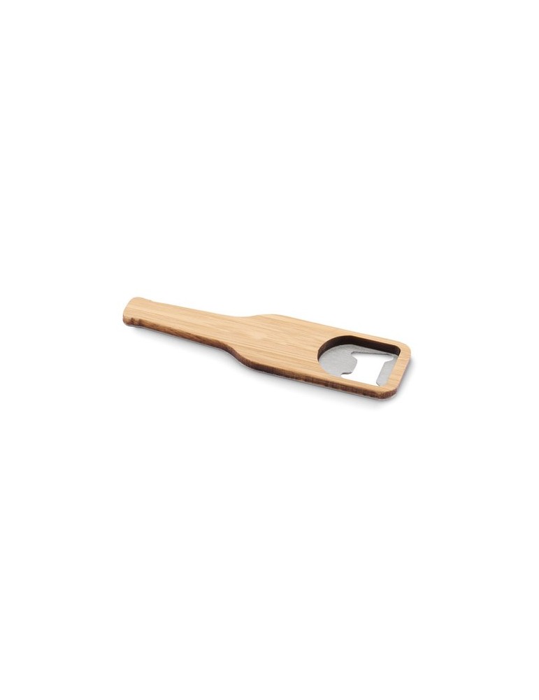 Décapsuleur en bambou BUPER personnalisable