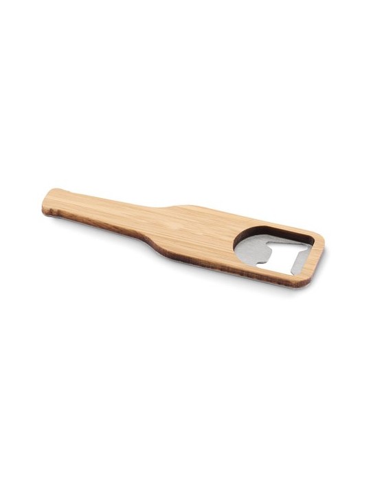Décapsuleur en bambou BUPER personnalisable