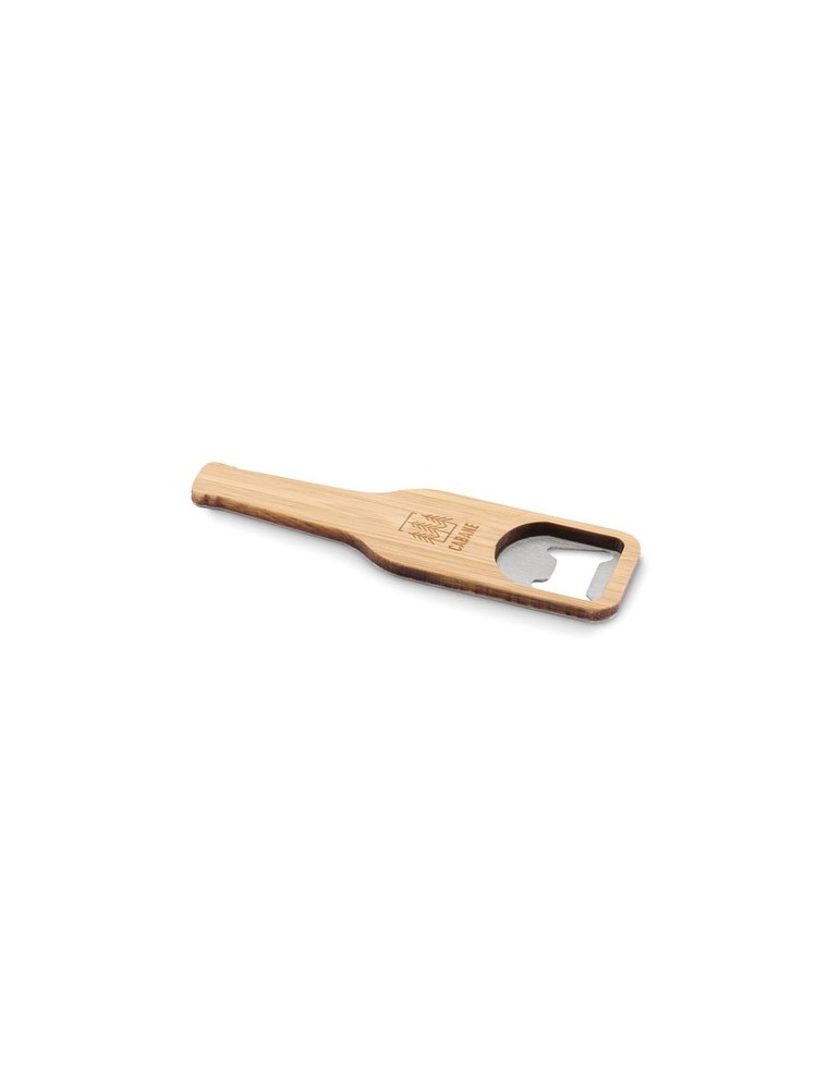 Décapsuleur en bambou BUPER personnalisable