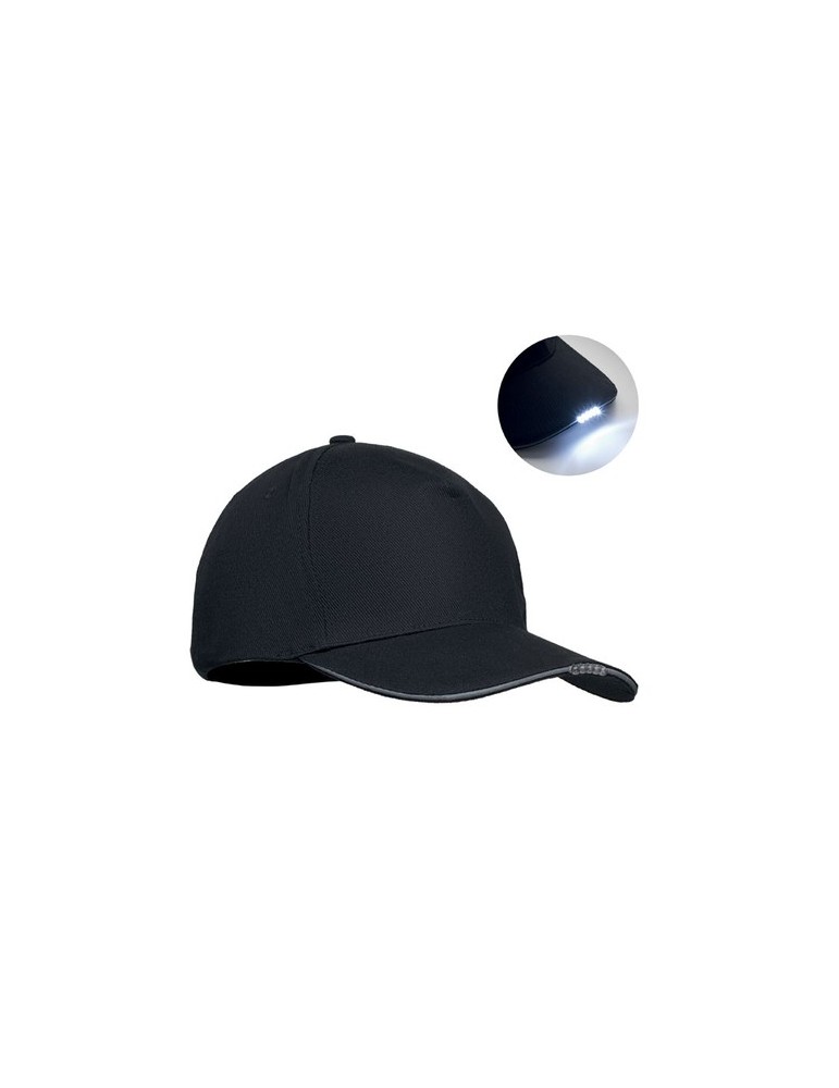 Casquette en coton LED à 5 pans LUZCAP personnalisable