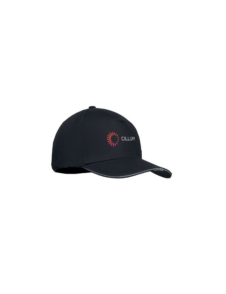 Casquette en coton LED à 5 pans LUZCAP personnalisable