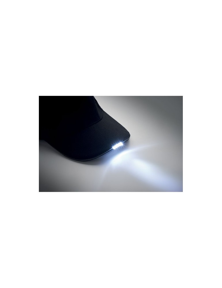 Casquette en coton LED à 5 pans LUZCAP personnalisable