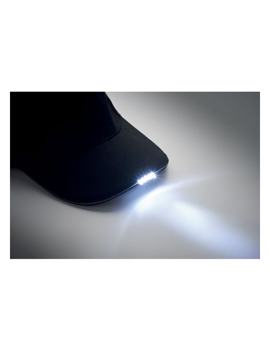 Casquette en coton LED à 5 pans LUZCAP personnalisable