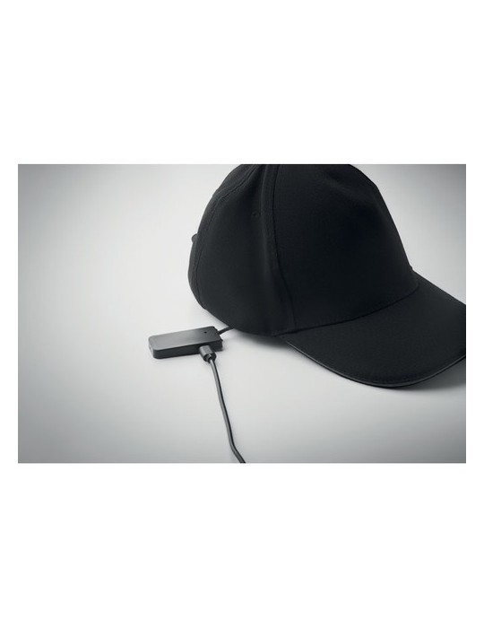 Casquette en coton LED à 5 pans LUZCAP personnalisable