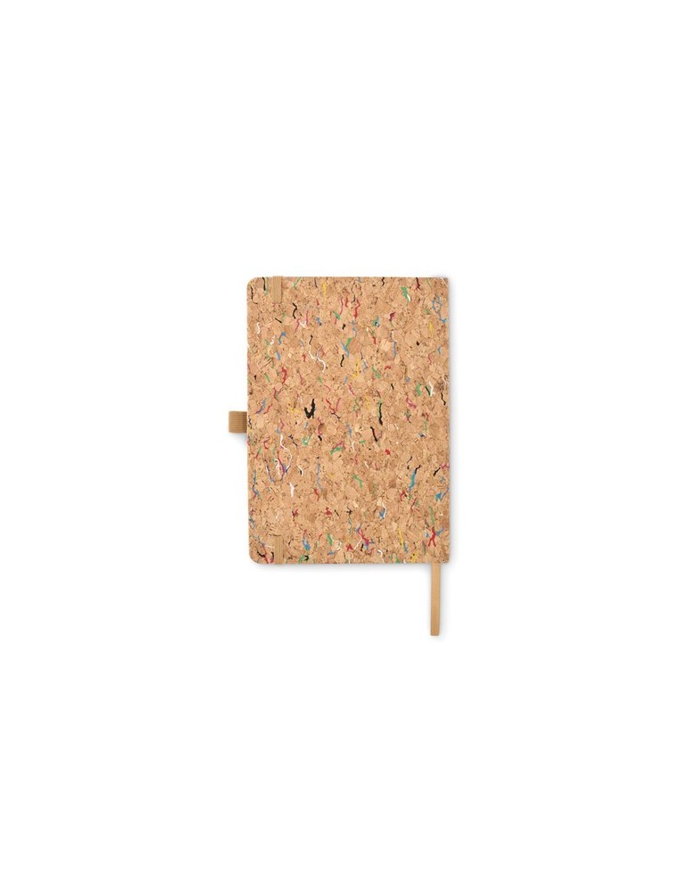 Cahier A5 en liège de couleur CORNOTA personnalisable