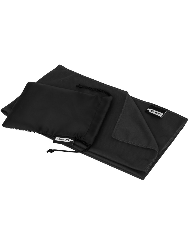 Serviette de sport rafraîchissante en PET recyclé Raquel avec…